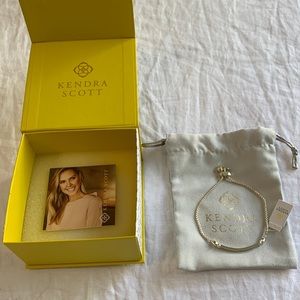 KENDRA SCOTT Ott Adjustable Chain Bracelet in Gold